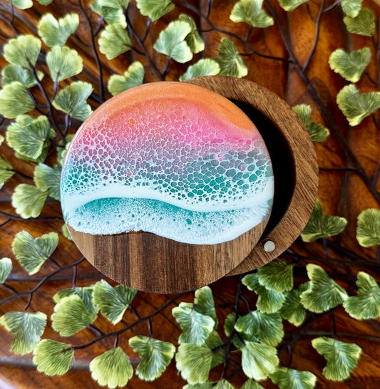Rainbow Sherbet Ocean Keepsake Box